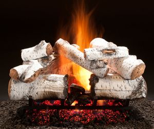 Hargrove: 21" Aspen Timber See-Thru Log Set