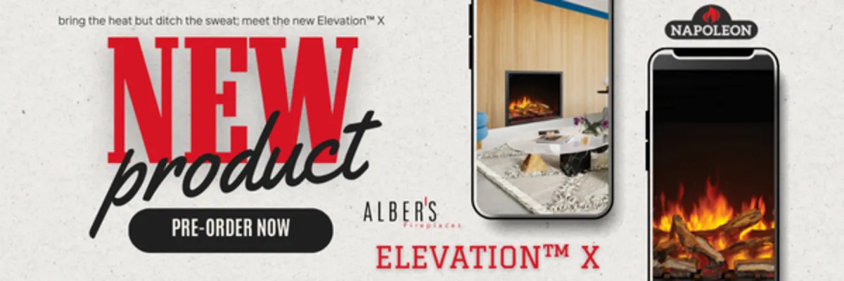 Alber's Fireplaces event promotion