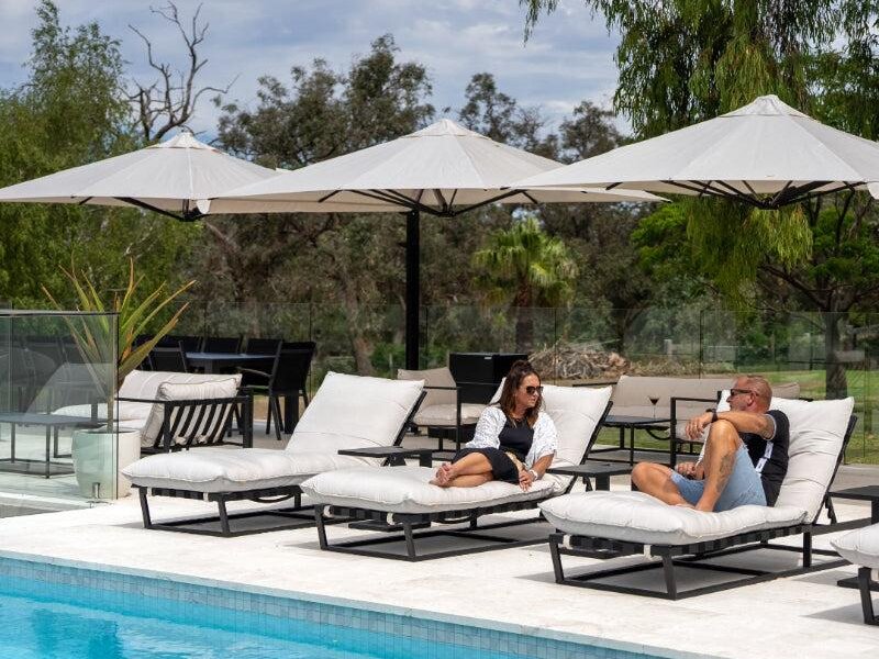ShadowSpec Unity multi-canopy system over a large outdoor space — view 6