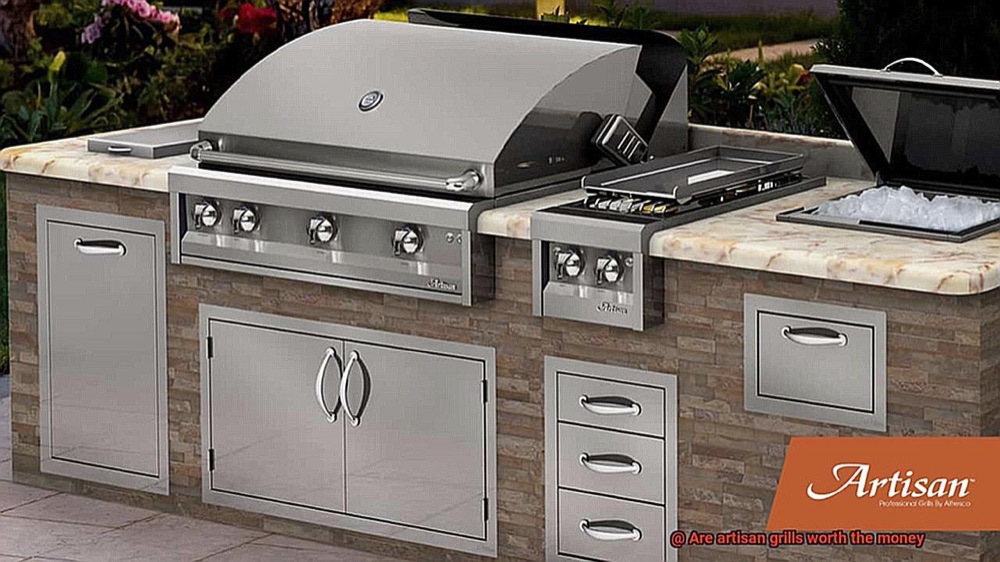 Artisan Professional Series built-in stainless gas grill