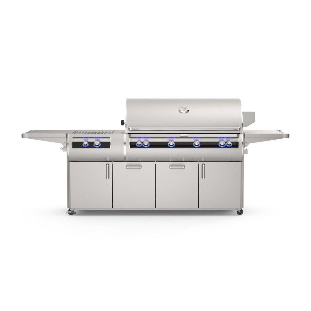 Fire Magic Aurora gas grill on a freestanding cart — view 2