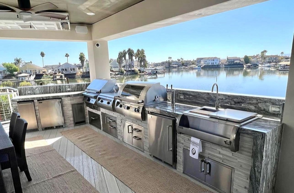 Fire Magic refrigerator drawers and outdoor accessories