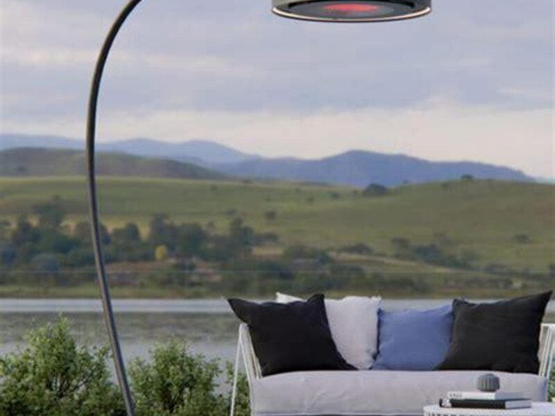 Bromic Cobalt electric infrared patio heater on a modern ceiling — view 6