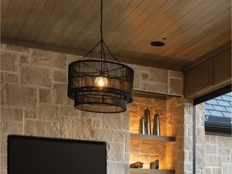Infratech electric infrared heater mounted on a porch ceiling — view 4