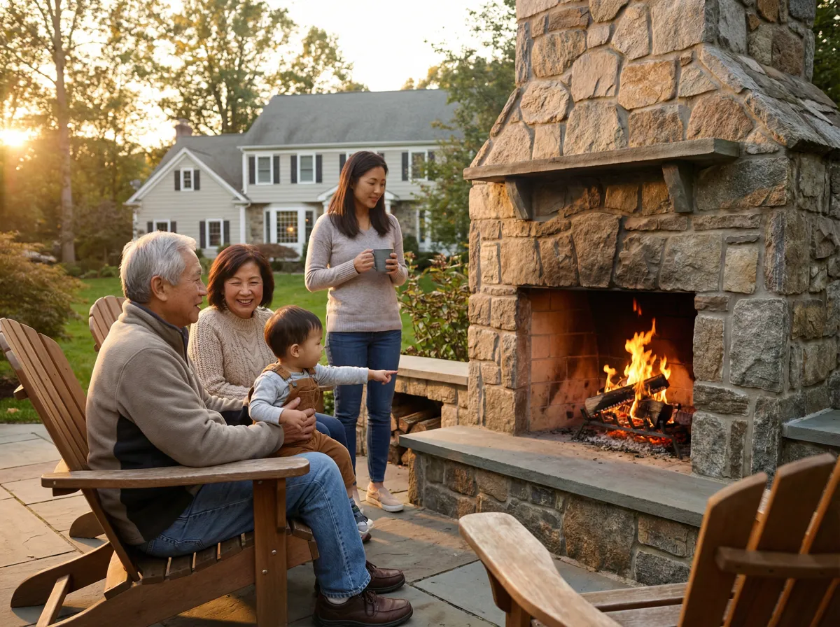 Design consultation in progress at the Alber's Fireplaces showroom